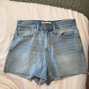 Madewell Momjean Shorts NWT